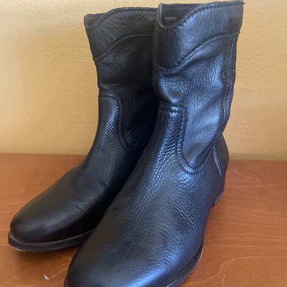 frye moto ankle cowboy boots womens size 7 - Picture 8 of 9